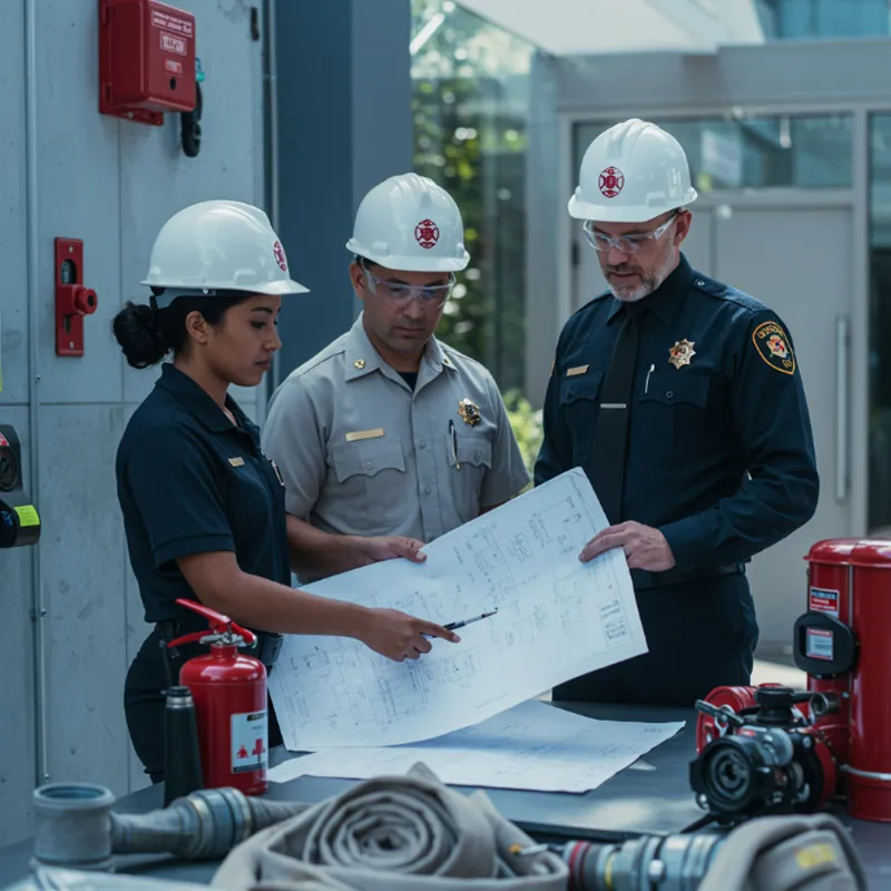 Proteção contra incêndio em canteiro de obras